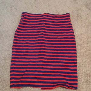 Striped skirt